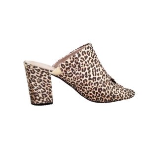 RENVY Block heel Slip-on Sandals in Animal…